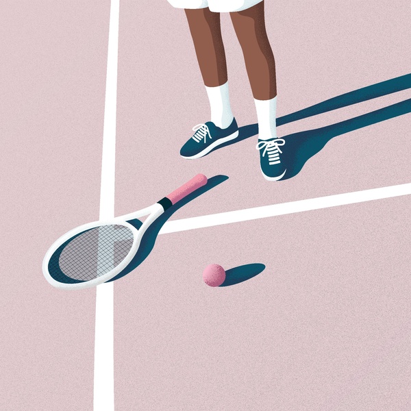 tennis racket, tennis ball, tennis shoes, racket sports gear, tennis court equipment, brand awareness, lifestyle, calm, fresh, pastel, blue, neutral